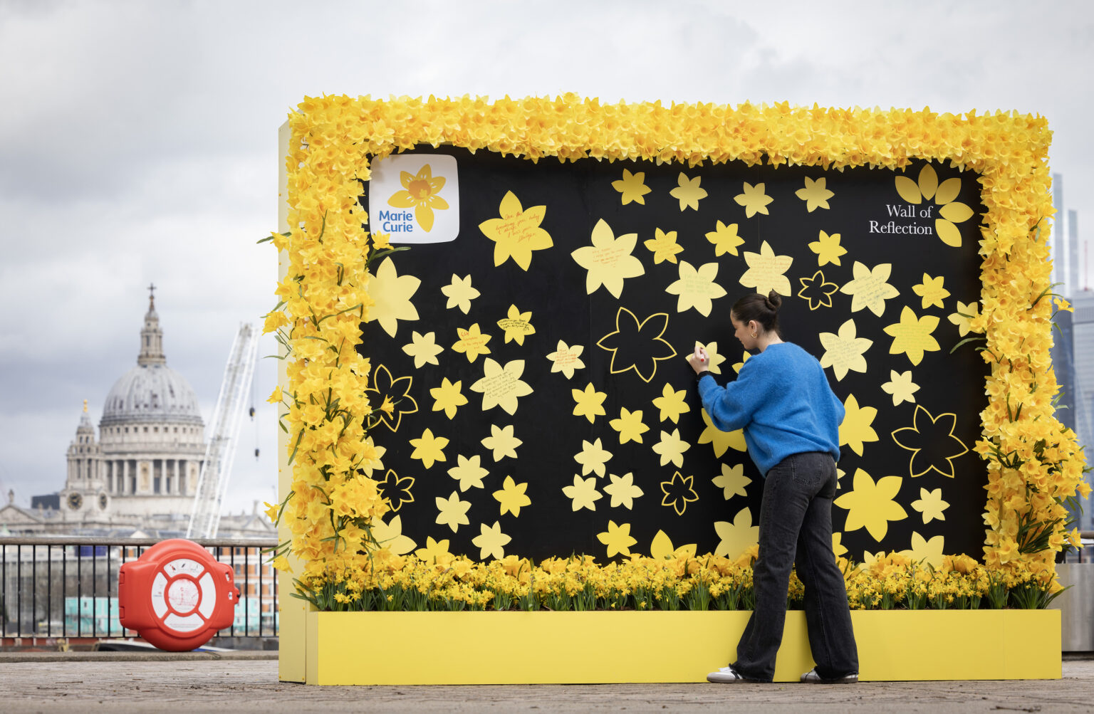 Marie Curie unveils Wall of Reflection to mark National Day of