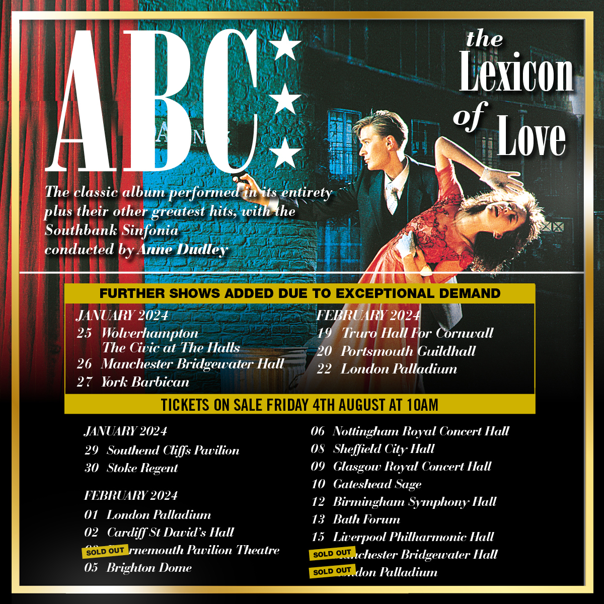 ABC The Lexicon Of Love Announce Further Extra Dates Due To   IMG 6589 