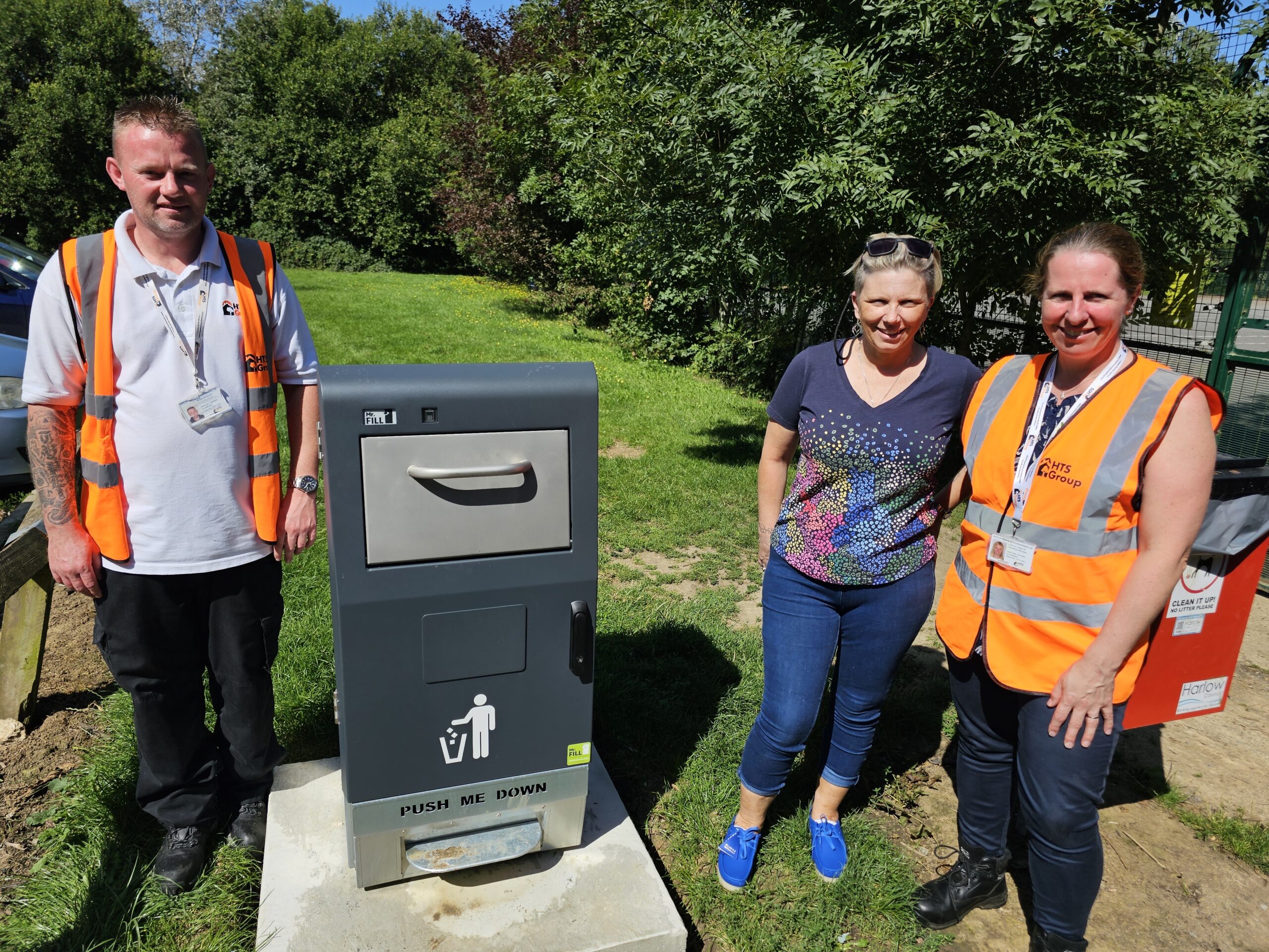 Council continues to restore pride in Harlow with new smart bin