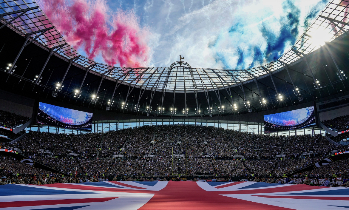 Tottenham Hotspur Stadium hosts its first NFL event